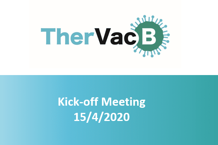 The official kick-off meeting for TherVacB was held online!